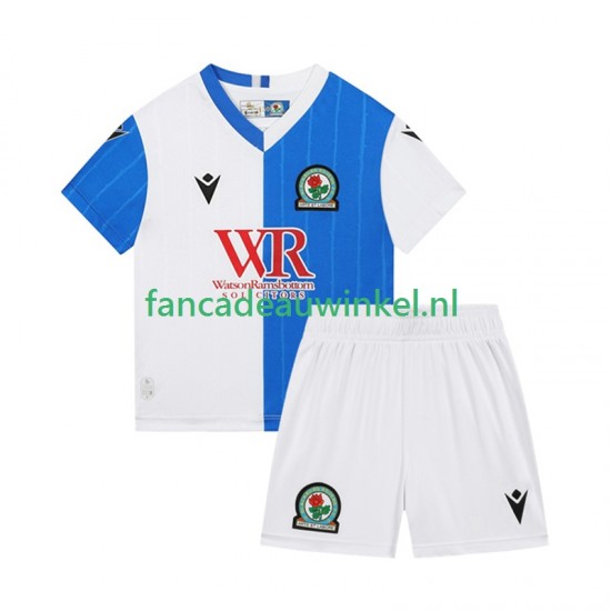Wedstrijdshirt met Korting Blackburn Rovers Thuis Kind 2025-26 Korte Mouw