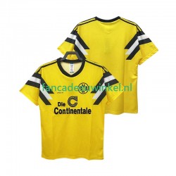Borussia Dortmund Wedstrijdshirt met Korting DFB-POKAL 1989 Retro Thuis Heren Korte Mouw