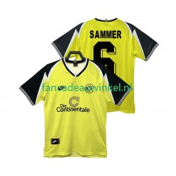 Borussia Dortmund Wedstrijdshirt met Korting SAMMER 6 1995 1996 Retro Thuis Heren Korte Mouw
