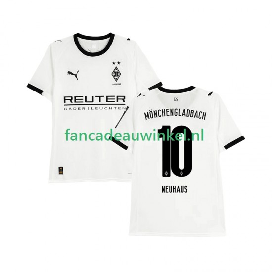 Borussia Mönchengladbach Wedstrijdshirt met Korting Florian Neuhaus 10 Thuis Heren 2025-26 Korte Mouw