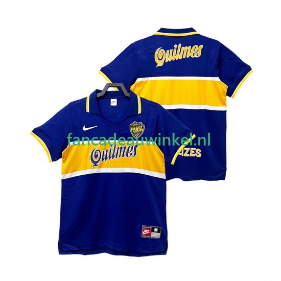 CA Boca Juniors Wedstrijdshirt met Korting 1997 Retro Thuis Heren 1998 Korte Mouw