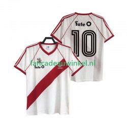 CA River Plate Wedstrijdshirt met Korting 10 1986 Retro Thuis Heren Korte Mouw