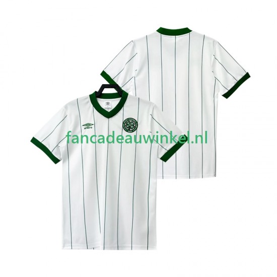 Celtic Wedstrijdshirt met Korting FC 1982 1983 Retro Uit Heren Korte Mouw