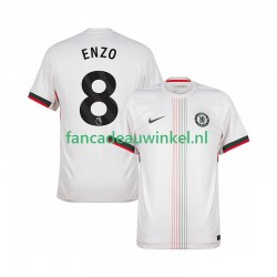 Chelsea Wedstrijdshirt met Korting Enzo Fernandez 8 Uit Heren 2025-26 Korte Mouw