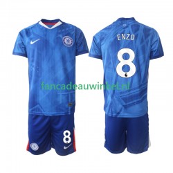Chelsea Wedstrijdshirt met Korting Enzo Fernandez 8 Thuis Kind 2025-26 Korte Mouw
