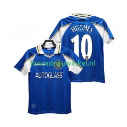 Chelsea Wedstrijdshirt met Korting HUGHES 10 1997 Retro Thuis Heren 1999 Korte Mouw