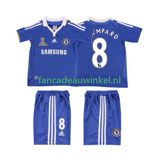 Chelsea Wedstrijdshirt met Korting LAMPARD 8 2007 Retro Thuis Kind 2008 Korte Mouw