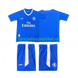 Chelsea Wedstrijdshirt met Korting 2003 2005 Retro Thuis Kind Korte Mouw