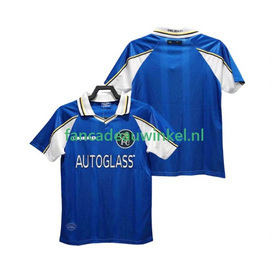 Chelsea Wedstrijdshirt met Korting 1997 Retro Thuis Heren 1999 Korte Mouw