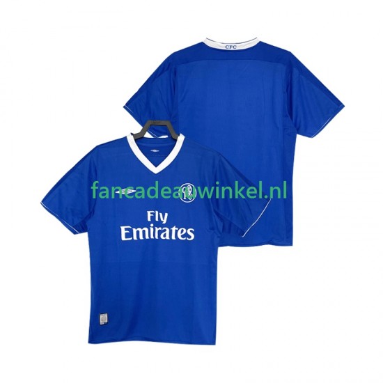 Chelsea Wedstrijdshirt met Korting 2003 2005 Retro Thuis Heren Korte Mouw