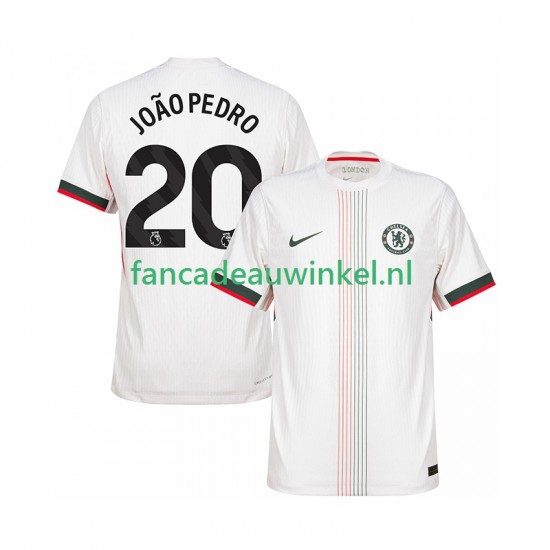 Chelsea Wedstrijdshirt met Korting joao pedro 20 Uit Heren 2025-26 Korte Mouw