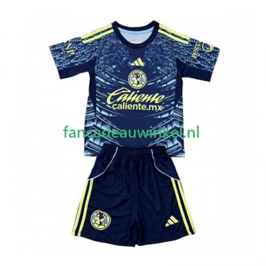 Club América Wedstrijdshirt met Korting Uit Kind 2025-26 Korte Mouw