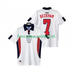 Engeland Wedstrijdshirt met Korting BECKHAM 7 Retro Thuis Heren 1998 Korte Mouw