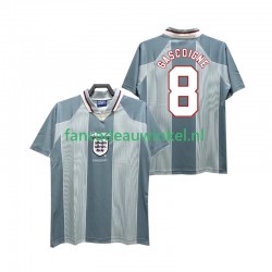 Engeland Wedstrijdshirt met Korting CASCOIGNE 8 1996 Retro Uit Heren Korte Mouw