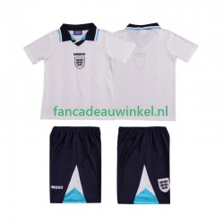 Engeland Wedstrijdshirt met Korting 1996 Retro Thuis Kind Korte Mouw