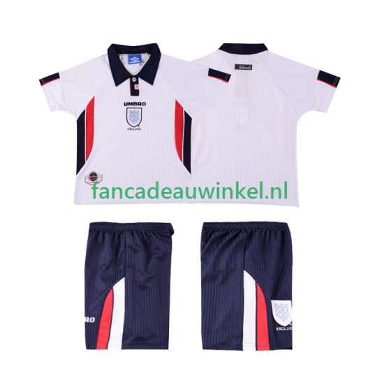 Engeland Wedstrijdshirt met Korting Retro Thuis Kind 1998 Korte Mouw