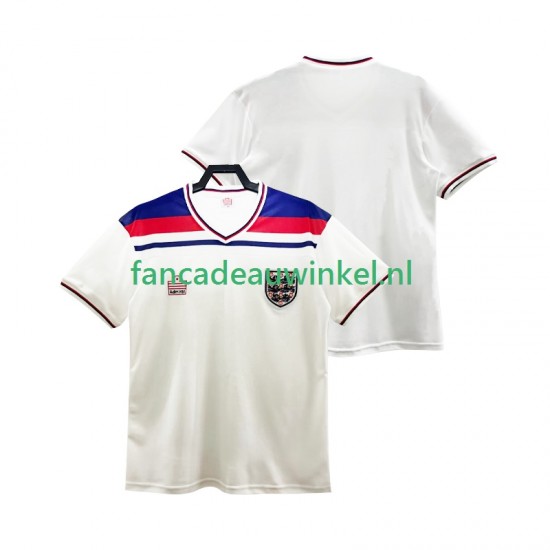 Engeland Wedstrijdshirt met Korting 1982 Retro Thuis Heren Korte Mouw
