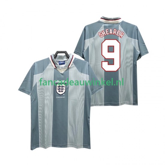 Engeland Wedstrijdshirt met Korting SHEARER 9 1996 Retro Uit Heren Korte Mouw