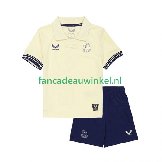 Everton Wedstrijdshirt met Korting Uit Kind 2025-26 Korte Mouw