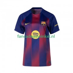 FC Barcelona Wedstrijdshirt met Korting Thuis Dames 2025-26 Korte Mouw