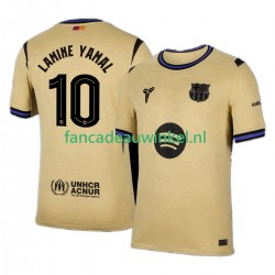 FC Barcelona Wedstrijdshirt met Korting Lamine Yamal 10 UCL Uit Heren 2025-26 Korte Mouw