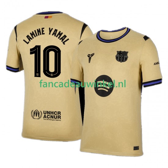 FC Barcelona Wedstrijdshirt met Korting Lamine Yamal 10 UCL Uit Heren 2025-26 Korte Mouw