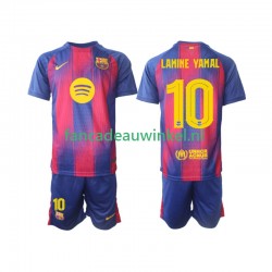 FC Barcelona Wedstrijdshirt met Korting Lamine Yamal 10 Champions League Thuis Kind 2025-26 Korte Mouw