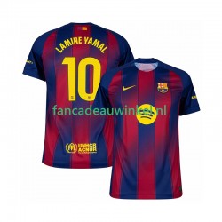FC Barcelona Wedstrijdshirt met Korting Lamine Yamal 10 Thuis Heren 2025-26 Korte Mouw