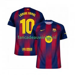 FC Barcelona Wedstrijdshirt met Korting Lamine Yamal 10 Champions League Thuis Heren 2025-26 Korte Mouw