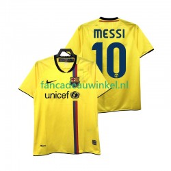 FC Barcelona Wedstrijdshirt met Korting Lionel Messi 10 2009 Retro Uit Heren 2008 Korte Mouw