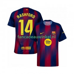 FC Barcelona Wedstrijdshirt met Korting Marcus Rashford 14 Thuis Heren 2025-26 Korte Mouw