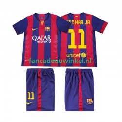 FC Barcelona Wedstrijdshirt met Korting Neymar JR 11 2014 2015 Retro Thuis Kind Korte Mouw