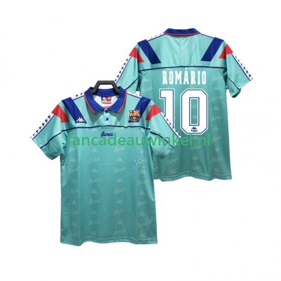 FC Barcelona Wedstrijdshirt met Korting ROMARIO 10 1992 1995 Retro Uit Heren Korte Mouw