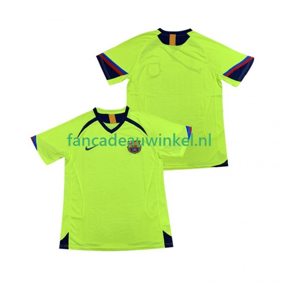 FC Barcelona Wedstrijdshirt met Korting 2005 Retro Uit Heren 2006 Korte Mouw