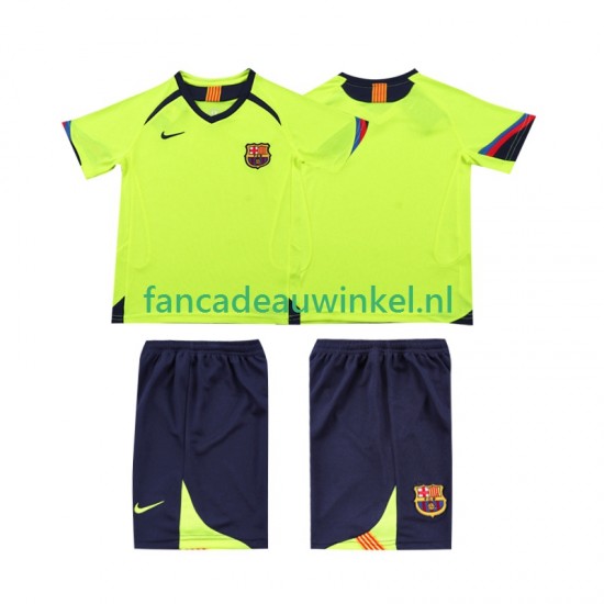 FC Barcelona Wedstrijdshirt met Korting 2005 Retro Uit Kind 2006 Korte Mouw