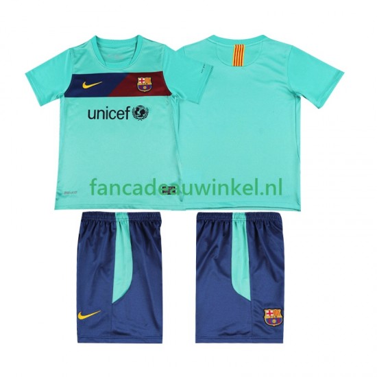 FC Barcelona Wedstrijdshirt met Korting Retro Uit Kind 2011 2010 Korte Mouw