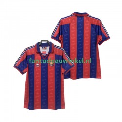FC Barcelona Wedstrijdshirt met Korting 1996 1997 Retro Thuis Heren Korte Mouw