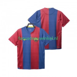 FC Barcelona Wedstrijdshirt met Korting 2007 Retro Thuis Heren 2006 Korte Mouw
