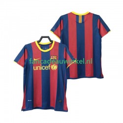 FC Barcelona Wedstrijdshirt met Korting Retro Thuis Heren 2011 2010 Korte Mouw