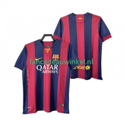 FC Barcelona Wedstrijdshirt met Korting 2014 2015 Retro Thuis Heren Korte Mouw