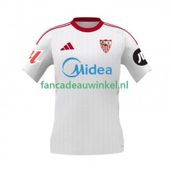 Sevilla FC Wedstrijdshirt met Korting Thuis Heren 2025-26 Korte Mouw