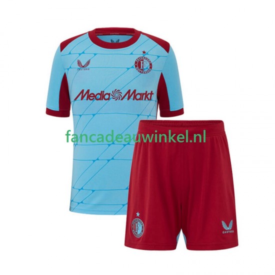 Feyenoord Rotterdam Wedstrijdshirt met Korting 3rd Kind 2025-26 Korte Mouw