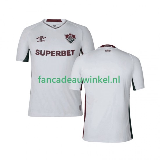Fluminense Wedstrijdshirt met Korting Uit Heren 2025-26 Korte Mouw
