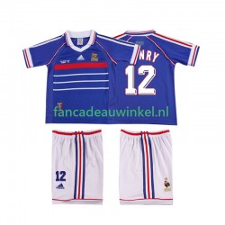 Frankrijk Wedstrijdshirt met Korting Henry 12 Retro Thuis Kind 1998 Korte Mouw