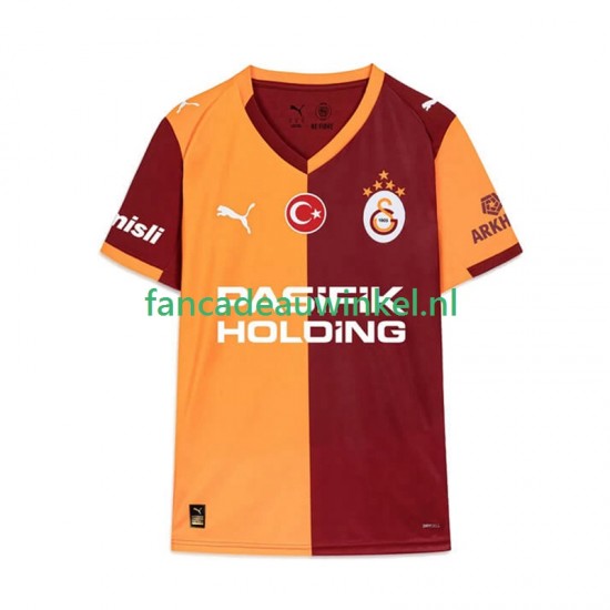 Galatasaray Wedstrijdshirt met Korting Thuis Heren 2025-26 Korte Mouw