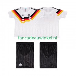 Duitsland Wedstrijdshirt met Korting 1990 Retro Thuis Kind Korte Mouw