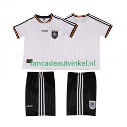 Duitsland Wedstrijdshirt met Korting 1996 Retro Thuis Kind Korte Mouw