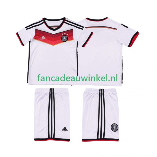 Duitsland Wedstrijdshirt met Korting 2014 Retro Thuis Kind Korte Mouw