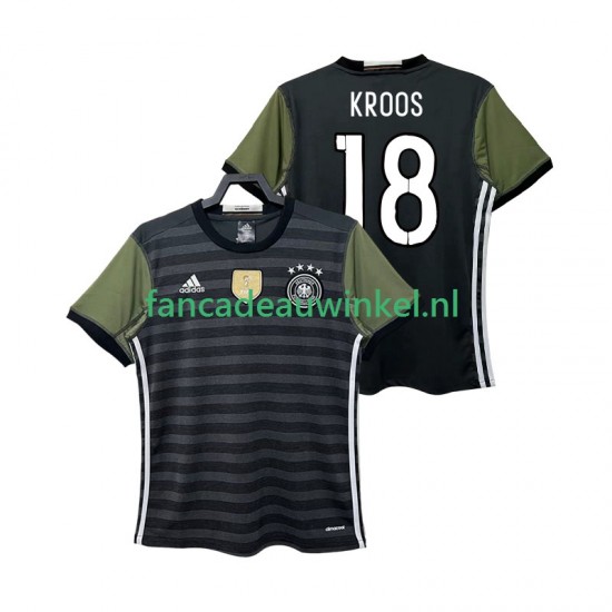 Duitsland Wedstrijdshirt met Korting KROOS 18 2016 Retro Uit Heren Korte Mouw
