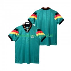 Duitsland Wedstrijdshirt met Korting 1992 Retro Uit Heren Korte Mouw